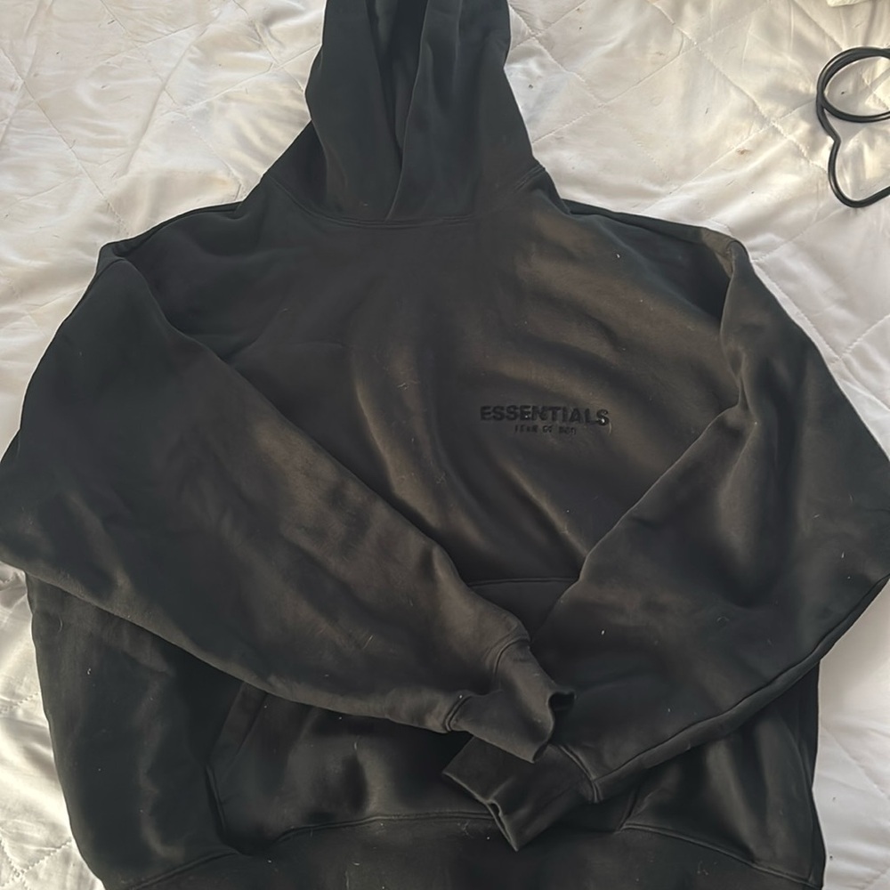 Fear of God Essentials Black Hoodie